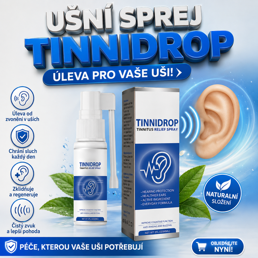 Sprej na čištění a péči o uši