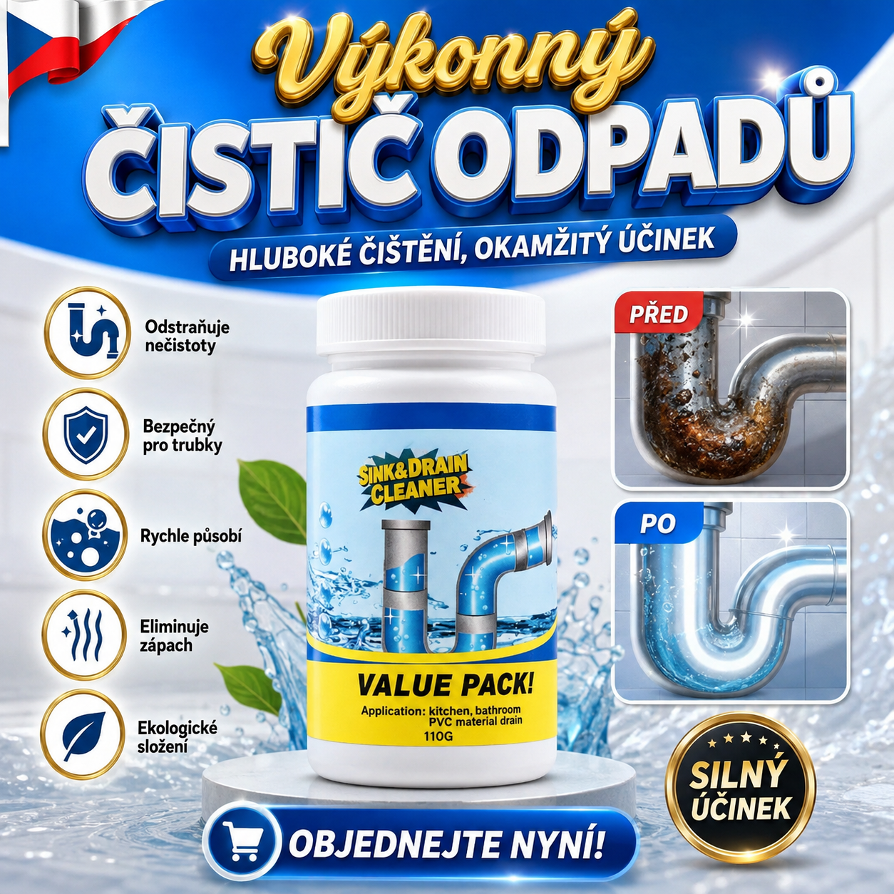 Silný čistič odpadů 110 g