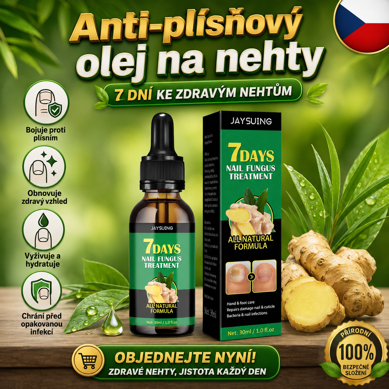 Antimykotický olej na nehty